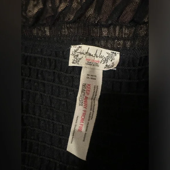 Free People Black Sheer Spaghetti Strap maxi Dress - Picture 15 of 17